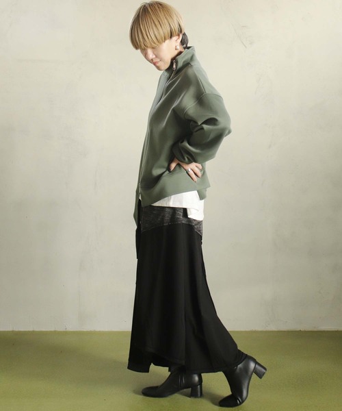 my様 ボアリバーシブルブルゾン(90cm オフ ホワイト): キッズ - ナルミヤ