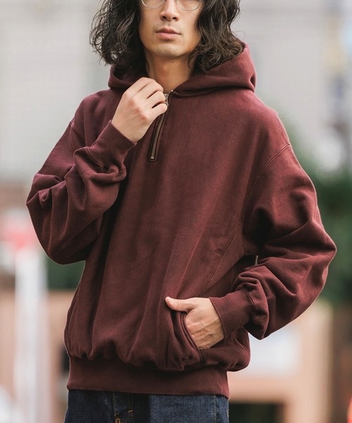 WP westpoint UNDYED コラボ　オーガニックコットンパーカー WP WESTPOINT（ダブルピー ウエストポイント） パーカー WP WESTPOINT