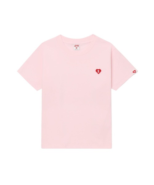 A BATHING APE（アベイシングエイプ） tシャツ HEART BADGE CROP TEE
