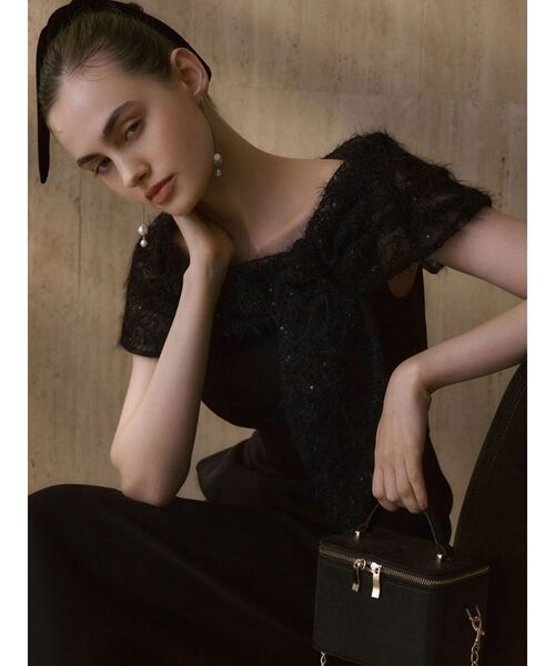 LAGUNAMOON（ラグナムーン） ドレス LADYオフショルレースドレス