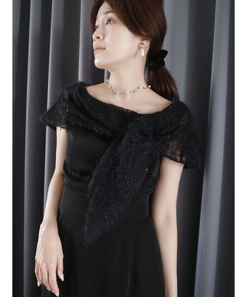 Lagunamoon ドレス LAGUNAMOON（ラグナムーン） ドレス LADYオフショルレースドレス