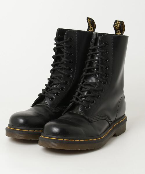 【未使用級】ドクターマーチン サイドゴアブーツ ロング ブラック 黒 Dr.Martens（ドクターマーチン） ブーツ 36 ブラック レディース