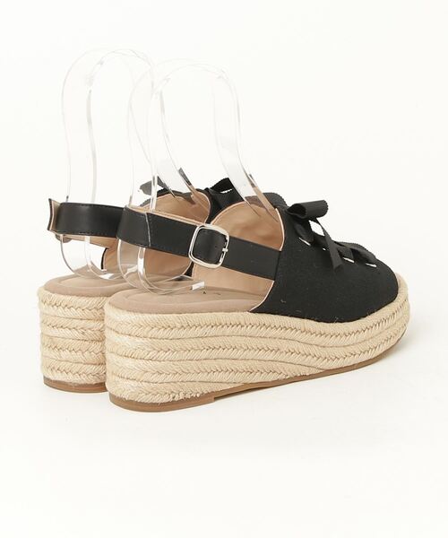 「JILL STUART」 フラットサンダル 24.5cm ブラック レディース_画像2