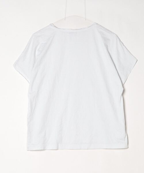 「ATON」 半袖Tシャツ ONE SIZE ホワイト レディース_画像2