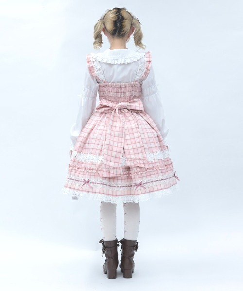 Chalmiere（シャルミエール） ワンピース タータンチェックジャンスカ