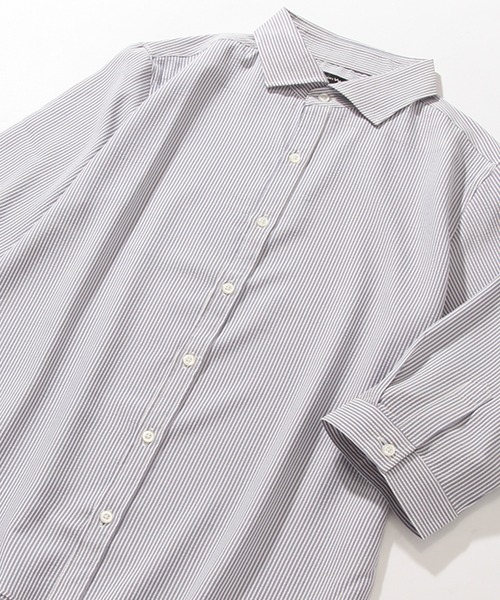 「CORPUS SELECT」 「Garcon Wave」7分袖シャツ MEDIUM ホワイト メンズ_画像7