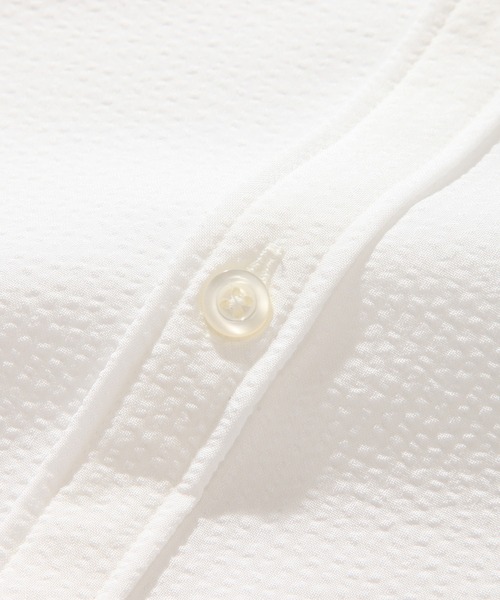 「CORPUS SELECT」 「Garcon Wave」7分袖シャツ MEDIUM ホワイト メンズ_画像9