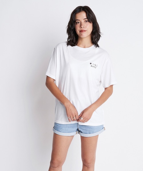 「ROXY」 半袖Tシャツ MEDIUM ブラック系その他 レディース_画像2