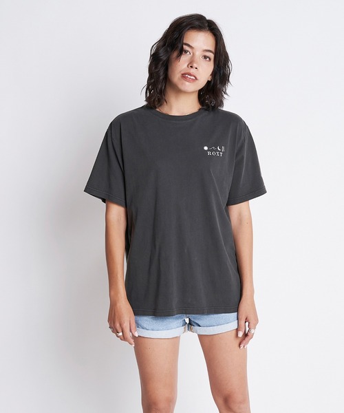「ROXY」 半袖Tシャツ MEDIUM ブラック系その他 レディース_画像6