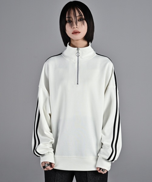 ADRER（アドラー） スウェットカットソー S ホワイト メンズ