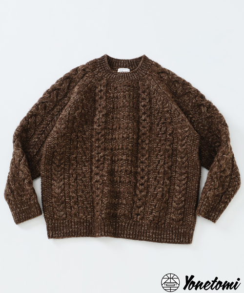 Yonetomi NEW BASIC セーター ニット 米富繊維 / Yonetomi 別注 アラン