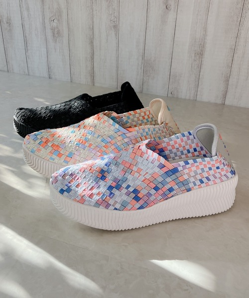 「Gomu 56」 スリッポン M ブラック レディース_画像5