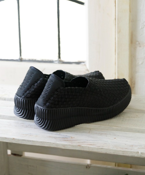 「Gomu 56」 スリッポン M ブラック レディース_画像7