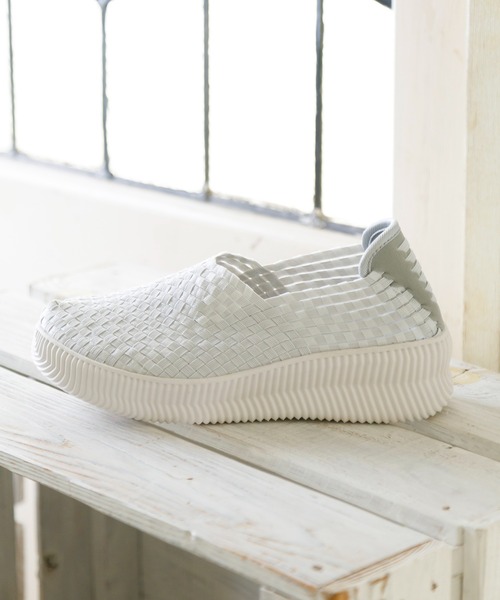 「Gomu 56」 スリッポン M ブラック レディース_画像8