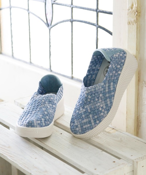 「Gomu 56」 スリッポン M ブラック レディース_画像9