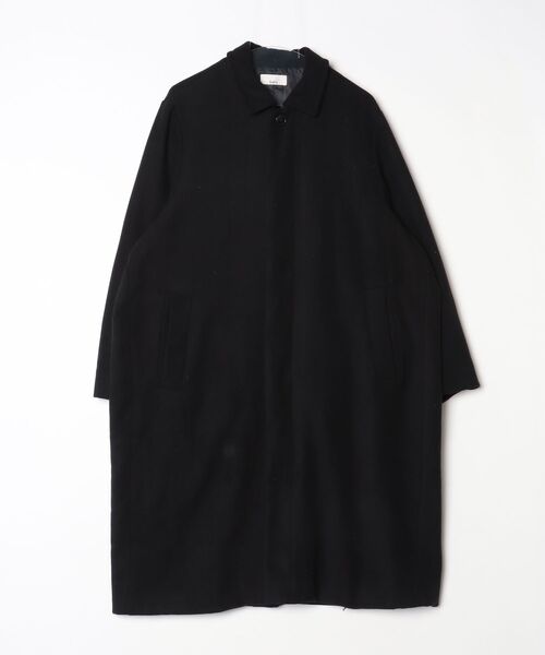 Lui's（ルイス） ステンカラーコート M ブラック メンズ : ZOZOTOWN