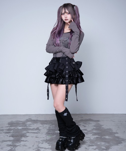 REFLEM（レフレム） スカート 「REFLEM/レフレム」ベロアフリル