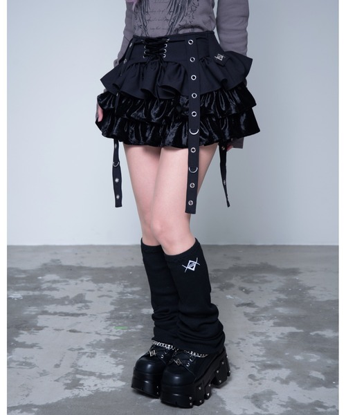 REFLEM（レフレム） スカート 「REFLEM/レフレム」ベロアフリル