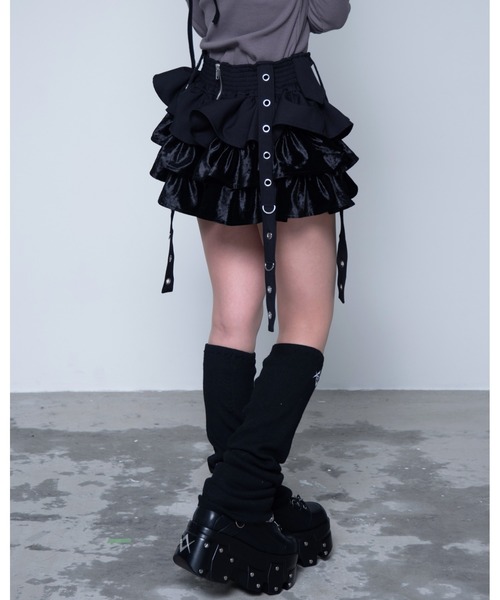 REFLEM（レフレム） スカート 「REFLEM/レフレム」ベロアフリル