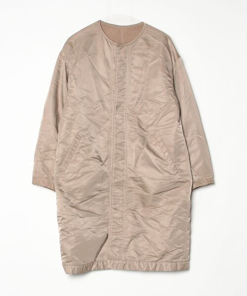 BEAUTY＆YOUTH UNITED ARROWS ノーカラーコート M ベージュ レディース