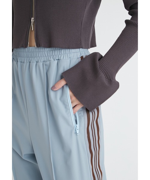 「emmi」 ジャージパンツ 1 ライトブルー レディース_画像4