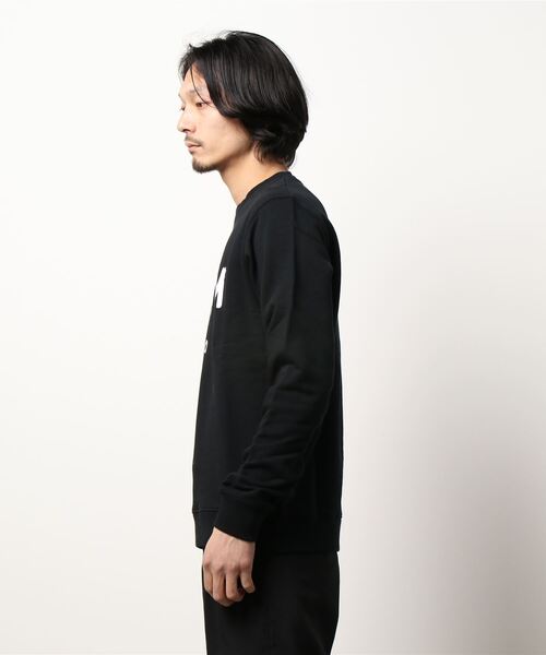 MSGM（エムエスジーエム） スウェットカットソー S ブラック×ホワイト