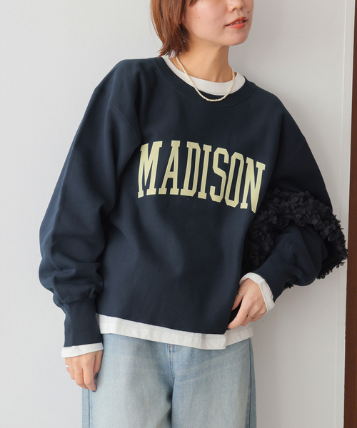 美品！JOURNAL STANDARD relume！ WEB限定ロゴスウェット JOURNAL STANDARD relume（ジャーナルスタンダード レリューム