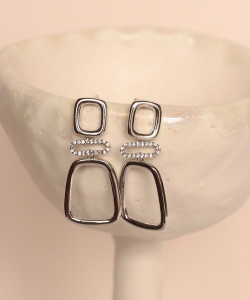 NOIR DE POUPEE（ノワールドプーペ） ピアス silver925 Quiet Shine