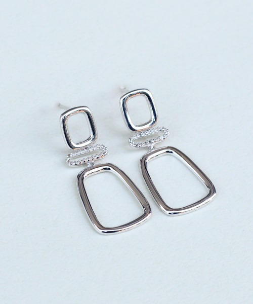 NOIR DE POUPEE（ノワールドプーペ） ピアス silver925 Quiet Shine