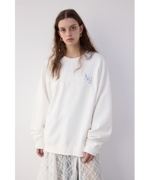 「SLY」 スウェットカットソー FREE ライトブルー レディース_画像3