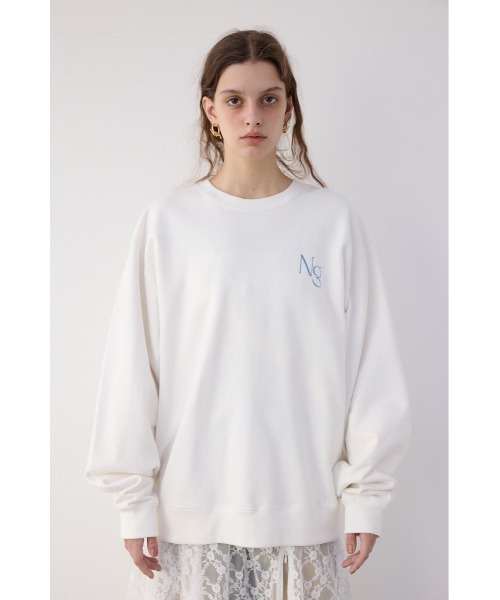 「SLY」 スウェットカットソー FREE ライトブルー レディース_画像4