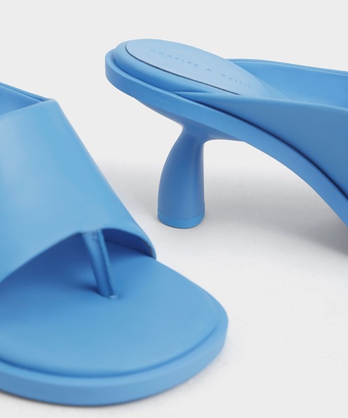 「CHARLES & KEITH」 ミュール 23.5cm ブラック レディース_画像3