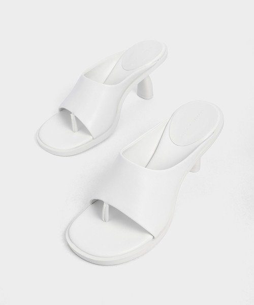 「CHARLES & KEITH」 ミュール 23.5cm ブラック レディース_画像7