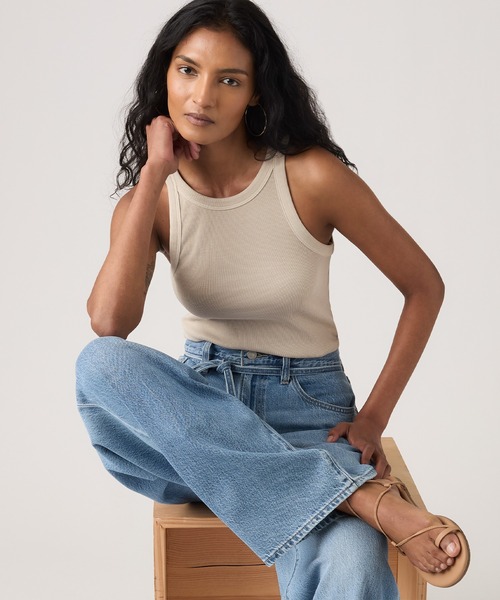 Levi's（リーバイス） タンクトップ ノースリーブ エッセンシャル