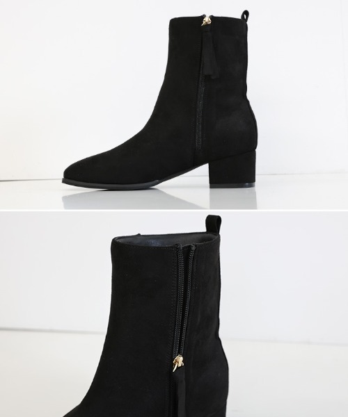 「select MOCA」 ショートブーツ LARGE ブラック レディース_画像2