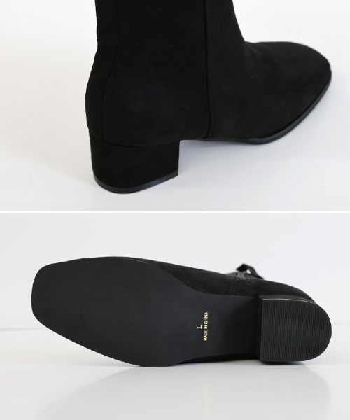 「select MOCA」 ショートブーツ LARGE ブラック レディース_画像3