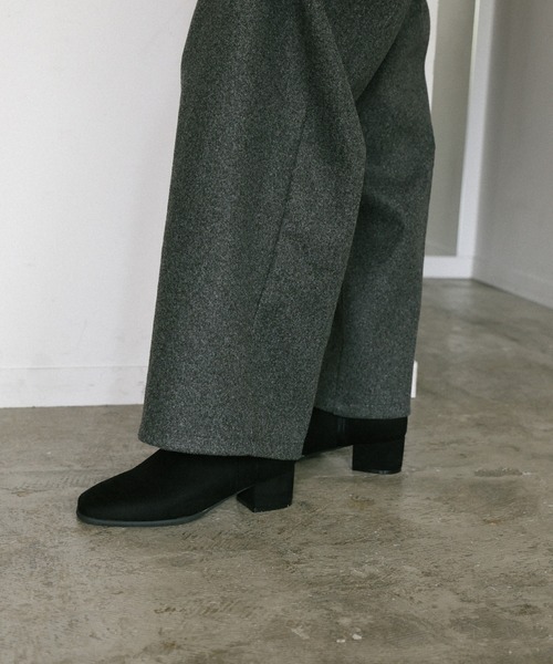 「select MOCA」 ショートブーツ LARGE ブラック レディース_画像4