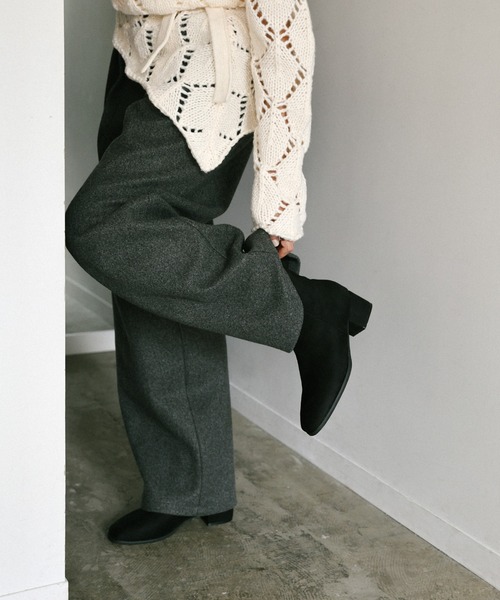 「select MOCA」 ショートブーツ LARGE ブラック レディース_画像5