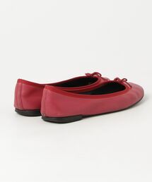 「Repetto」 フラットパンプス 39.5 レッド レディースの画像2