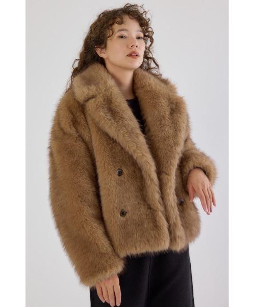 「RODEO CROWNS WIDE BOWL」 ピーコート FREE アイボリー レディース_画像2