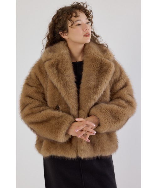 「RODEO CROWNS WIDE BOWL」 ピーコート FREE アイボリー レディース_画像3