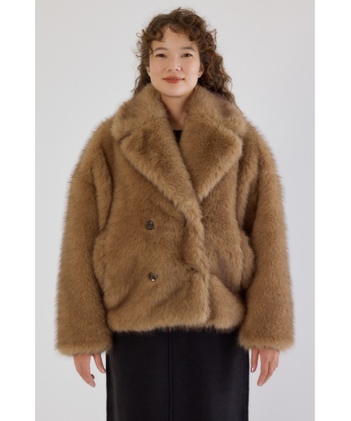 「RODEO CROWNS WIDE BOWL」 ピーコート FREE アイボリー レディース_画像8