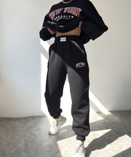 「NEW GENTLEMAN」 セットアップジャージ M グレー レディース_画像6