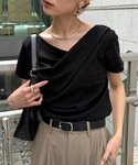 tシャツ 半袖 「NOGLE/ノグル」ドレープ...の詳細画像2