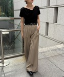 tシャツ 半袖 「NOGLE/ノグル」ドレープ...の詳細画像5
