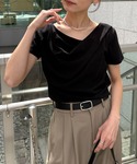 tシャツ 半袖 「NOGLE/ノグル」ドレープ...の詳細画像1