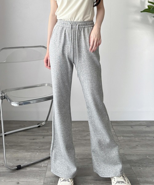 Dewlily ワイドパンツ スウェットパンツ ジャージ 裏起毛であったか