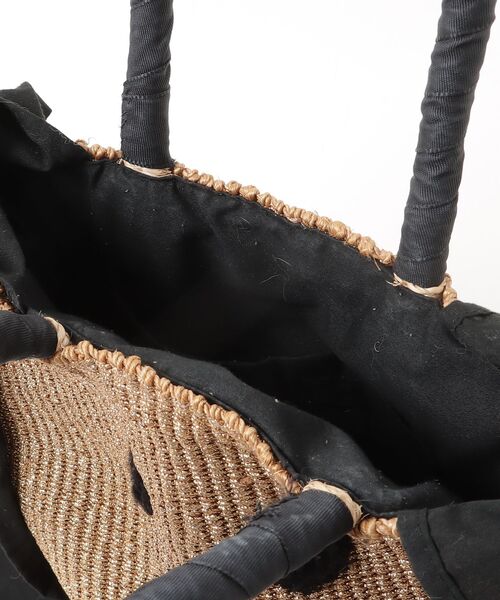 「a-jolie」 刺繍ハンドバッグ - ゴールド レディース_画像4