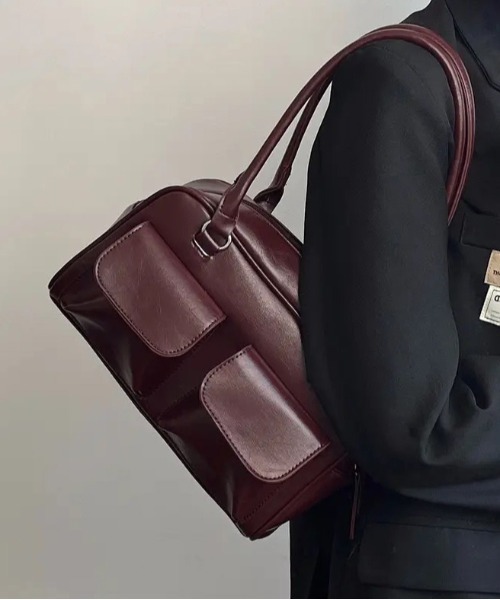 「BARELY BLUE」 ハンドバッグ FREE ブラック レディース_画像6