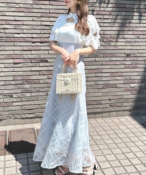 「NOMAE」 ドッキングワンピース FREE グレー レディース_画像2